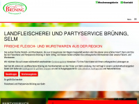 fleischerei-bruening.de Webseite Vorschau