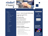 nixdorf.de Webseite Vorschau