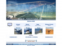 raonline.ch Webseite Vorschau