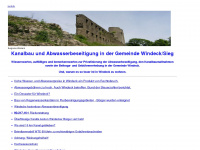 windeck-kanal-info.de Webseite Vorschau