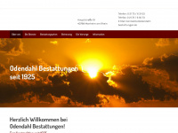 odendahl-bestattungen.de Webseite Vorschau