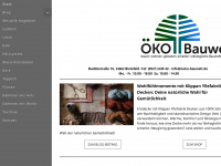 oeko-bauwelt.de Webseite Vorschau