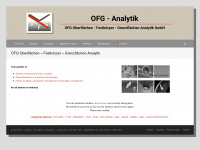 ofg-analytik.de Webseite Vorschau