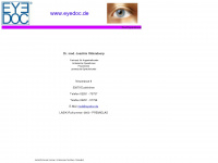 eyedoc.de Webseite Vorschau