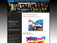 wupperchor.de Webseite Vorschau
