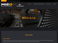 mico.cz Webseite Vorschau