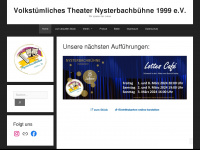 nysterbachbuehne.de Webseite Vorschau