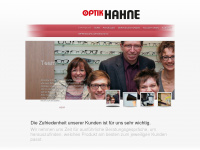 optik-hahne.de Webseite Vorschau