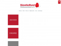 kuenstlerbund-suedsauerland.de Webseite Vorschau