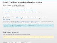 orgelbau-lohmann.de Webseite Vorschau