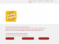 oro-fino.de Webseite Vorschau
