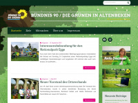 gruene-altenbeken.de Webseite Vorschau