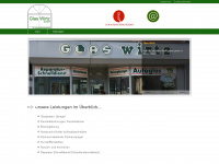 glas-wirtz.de Webseite Vorschau