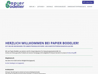 papier-bodelier.de Webseite Vorschau