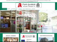park-apotheke.de Webseite Vorschau