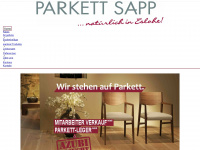 parkettsapp.de Webseite Vorschau
