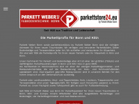 parkett-weber.de Webseite Vorschau
