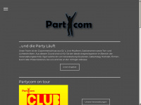 partycom.de Webseite Vorschau