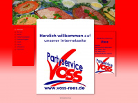 partyservice-voss.de Webseite Vorschau