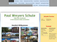 paul-weyers-schule.de Webseite Vorschau