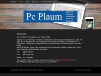 pcplaum.de Webseite Vorschau