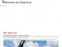 peperhove.de Webseite Vorschau