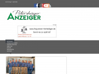 petershaeger-anzeiger.de Webseite Vorschau
