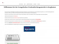 friedenskirchengemeinde-bergkamen.de Webseite Vorschau