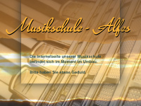musikschule-alfes.de Webseite Vorschau