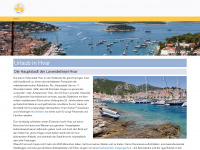 urlaub-in-hvar.de Webseite Vorschau