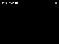 pro-pain.com Webseite Vorschau