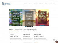 eprints.org Webseite Vorschau