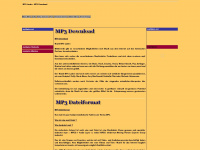 mp3laden.net Webseite Vorschau