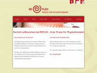 physio-reflex.de Webseite Vorschau