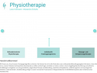physiotherapie-online.de Webseite Vorschau