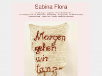sabinaflora.de Webseite Vorschau