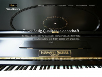 piano-nisters.de Webseite Vorschau