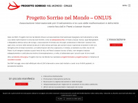progettosorrisonelmondo.org Webseite Vorschau