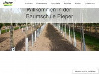 pieper-pflanzen.de Webseite Vorschau