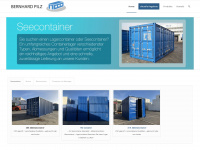 pilz-container.de Webseite Vorschau