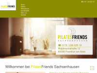pilatesfriends.de Webseite Vorschau