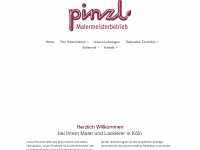 pinzl.com Webseite Vorschau
