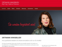 ortmann-immobilien.com Webseite Vorschau