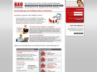 bau-ausschreibung.com Webseite Vorschau