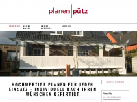 planen-puetz.de Webseite Vorschau