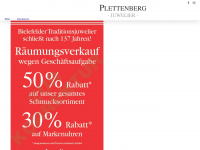 plettenberg-juwelier.de Webseite Vorschau