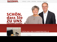 watzinger-schuhe.at Webseite Vorschau