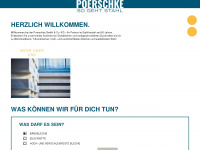poerschke-stahl.de Webseite Vorschau