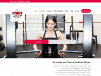 point-of-fitness.de Webseite Vorschau