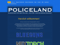 policeland.de Webseite Vorschau